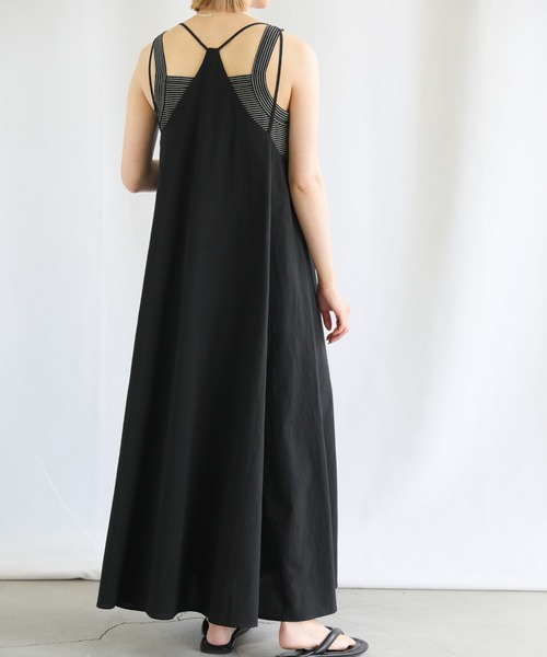 select MOCA（セレクトモカ）の「切り替えボリュームキャミワンピース（ワンピース・レディース・ブラック/アイボリー/イエロー・FREE）」の2枚目の写真