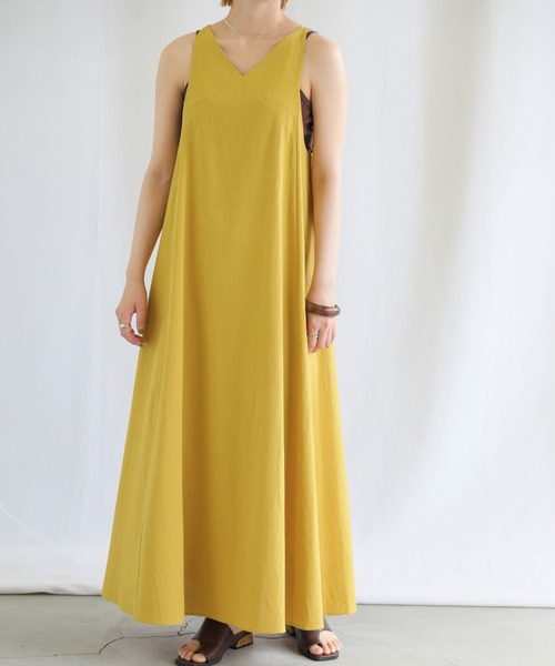 select MOCA（セレクトモカ）の「切り替えボリュームキャミワンピース（ワンピース・レディース・ブラック/アイボリー/イエロー・FREE）」の10枚目の写真