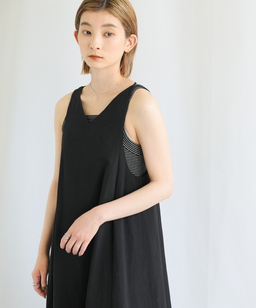 select MOCA（セレクトモカ）の「切り替えボリュームキャミワンピース（ワンピース・レディース・ブラック/アイボリー/イエロー・FREE）」の18枚目の写真