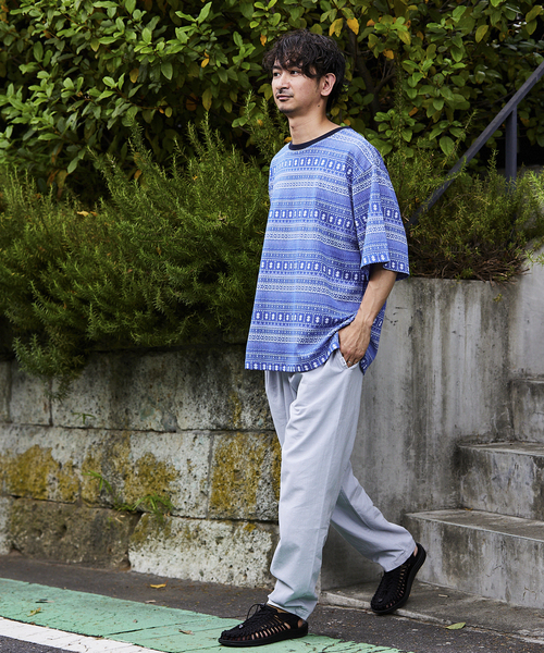 JOURNAL STANDARD relume(ジャーナルスタンダード レリューム)の「CALIFORNIA ライトシェフスラブパンツ(その他パンツ・メンズ・ライトブルー/ブラック/ベージュ/ホワイト/グリーン・SMALL/MEDIUM/LARGE)」の9枚目の写真