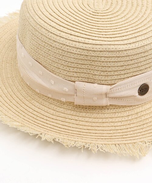 BREEZE（ブリーズ）の「/フリンジペーパーハット（ハット・キッズ・ブラウン/ベージュ・52/56/50/54）」の7枚目の写真