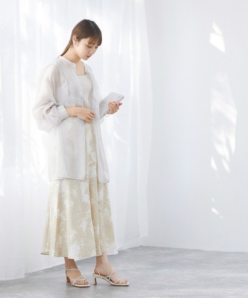 menue（メヌエ）の「華奢多連ストラップ 6cmヒール サンダル（サンダル・レディース・ブラック/ベージュ/グリーン/アイボリー/グレイッシュベージュ/オレンジ・LL/3L/S/M/L/XS）」の7枚目の写真