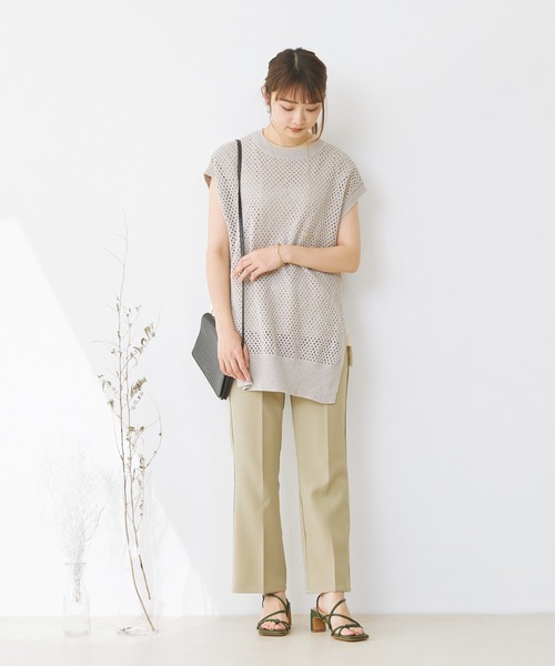 menue（メヌエ）の「華奢多連ストラップ 6cmヒール サンダル（サンダル・レディース・ブラック/ベージュ/グリーン/アイボリー/グレイッシュベージュ/オレンジ・LL/3L/S/M/L/XS）」の13枚目の写真