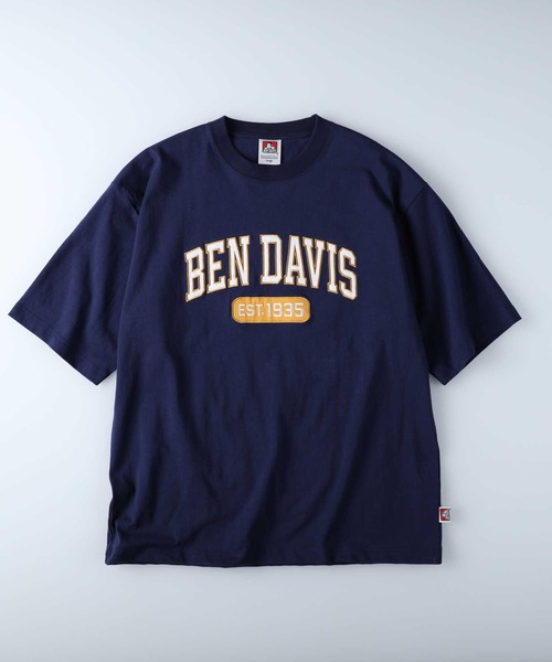 BEN DAVIS(ベンデイビス)の「【BEN DAVIS】カレッジロゴTシャツ(Tシャツ/カットソー・メンズ・グリーン/ネイビー/イエロー/オフホワイト・XL/S/L/M)」の8枚目の写真