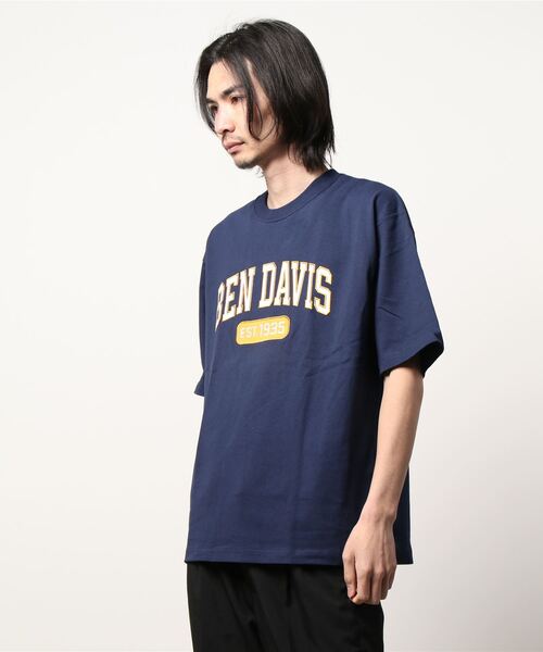 BEN DAVIS(ベンデイビス)の「【BEN DAVIS】カレッジロゴTシャツ(Tシャツ/カットソー・メンズ・グリーン/ネイビー/イエロー/オフホワイト・XL/S/L/M)」の14枚目の写真