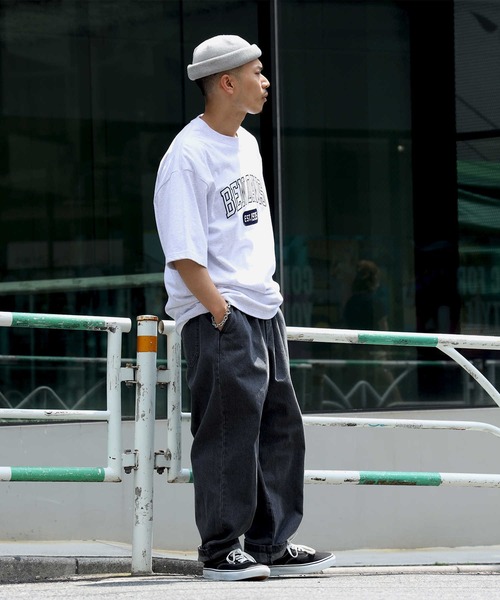 BEN DAVIS(ベンデイビス)の「【BEN DAVIS】カレッジロゴTシャツ(Tシャツ/カットソー・メンズ・グリーン/ネイビー/イエロー/オフホワイト・XL/S/L/M)」の22枚目の写真