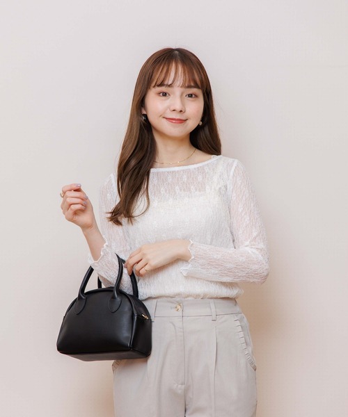 flower(フラワー)の「マチュアレーストップ(Tシャツ/カットソー・レディース・ホワイト/ベージュ・FREE)」の16枚目の写真