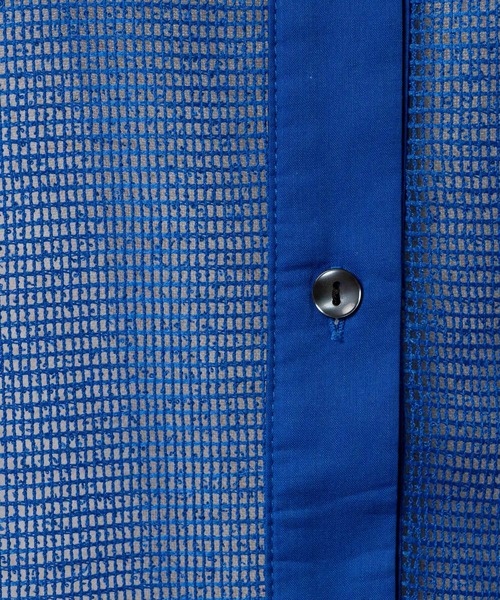 Happy John（ハッピージョン）の「sleeveless mesh tops/ノースリメッシュトップス（シャツ/ブラウス・レディース・ホワイト/ブルー・FREE）」の18枚目の写真