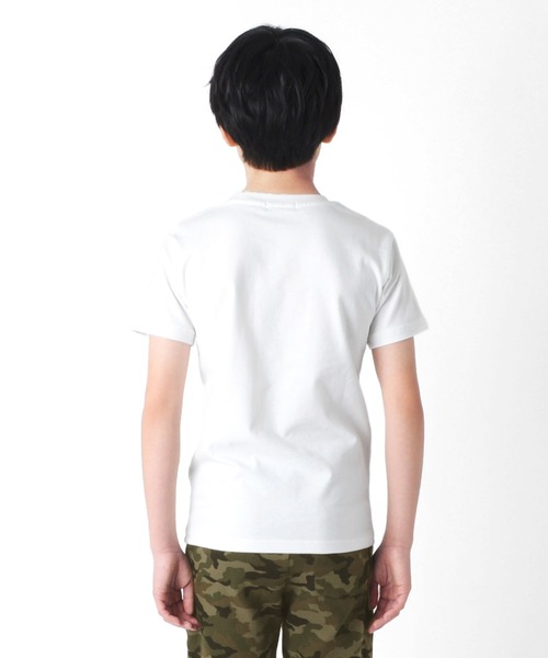 GLAZOS（グラソス）の「天竺・スタープリント半袖Tシャツ（Tシャツ/カットソー・キッズ・ブルー/ホワイト・140cm/150cm/160cm/130cm/170cm）」の6枚目の写真