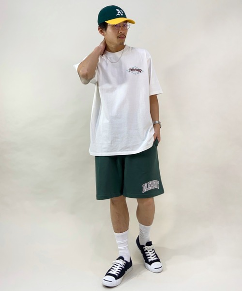 THRASHER（スラッシャー）の「【ムラサキスポーツ別注】THRASHER/スラッシャー ルーズフィット バックプリントTシャツ TH8122VG DIAMND（Tシャツ/カットソー・メンズ・ブラック/ホワイト・M/XL/L）」の19枚目の写真