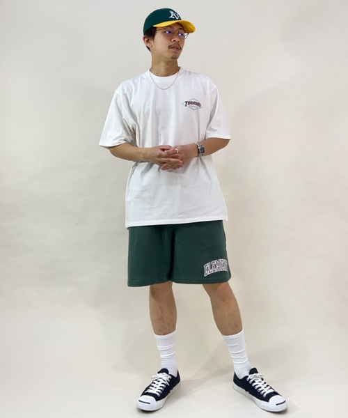 THRASHER（スラッシャー）の「【ムラサキスポーツ別注】THRASHER/スラッシャー ルーズフィット バックプリントTシャツ TH8122VG DIAMND（Tシャツ/カットソー・メンズ・ブラック/ホワイト・M/XL/L）」の11枚目の写真