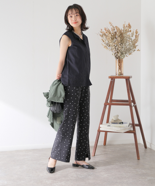 セール】カットワーク刺繍ブラウス（シャツ/ブラウス）｜B.C