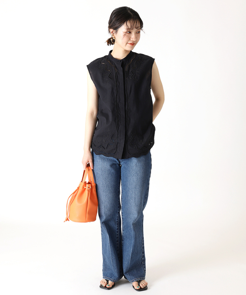 【美品】B.C Stock ベーセーストック デニムワーカーシャツ 追加》デニムワーカーシャツ | ベーセーストック(B.C STOCK