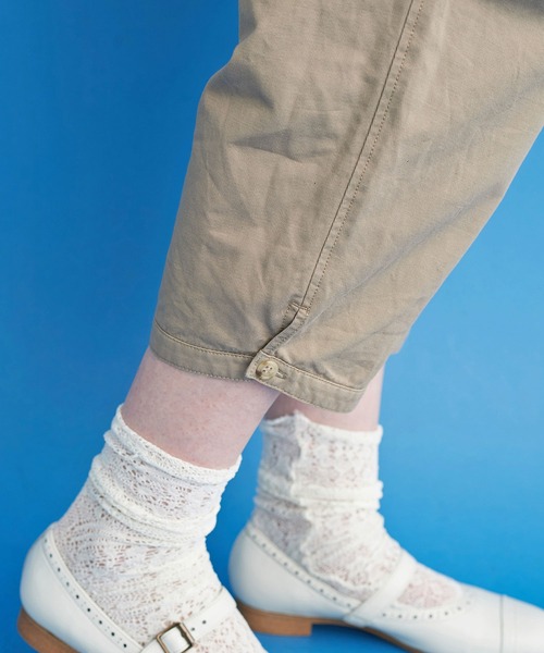 Malle（マル）の「malle コンパクトリネンカルゼ 短めパンツ（その他パンツ・レディース・ブラック/ベージュ・FREE）」の20枚目の写真