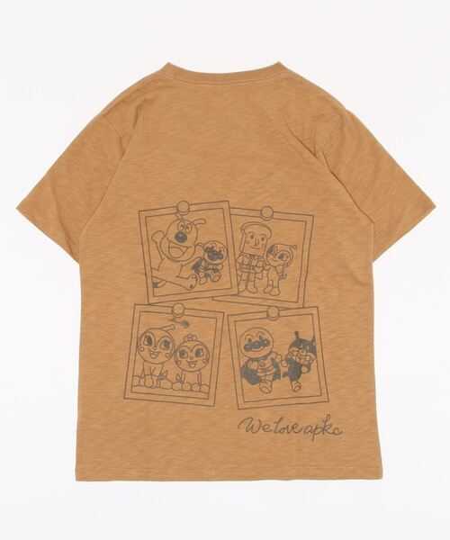 ANPANMAN KIDS COLLECTION（アンパンマンキッズコレクション）の「キャンプ柄Tシャツ大人（Tシャツ/カットソー・レディース・ベージュ・LL/S/M/L）」の4枚目の写真