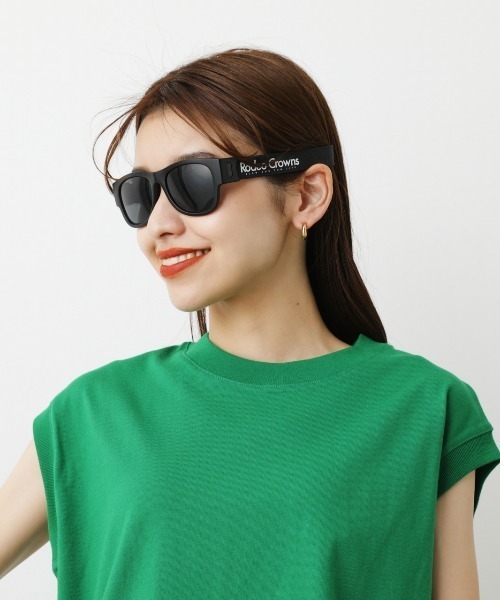 RODEO CROWNS WIDE BOWL（ロデオクラウンズワイドボウル）の「FOLDING SUNGLASSES（サングラス・レディース・ホワイト/ブラック/ピンク/ライム・FREE）」の9枚目の写真