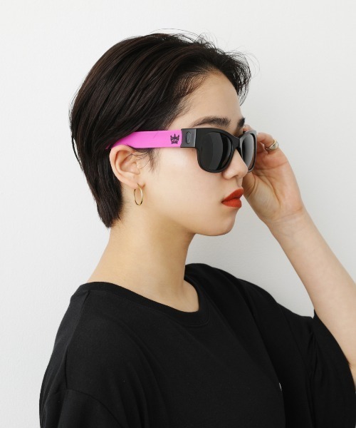 RODEO CROWNS WIDE BOWL（ロデオクラウンズワイドボウル）の「FOLDING SUNGLASSES（サングラス・レディース・ホワイト/ブラック/ピンク/ライム・FREE）」の18枚目の写真