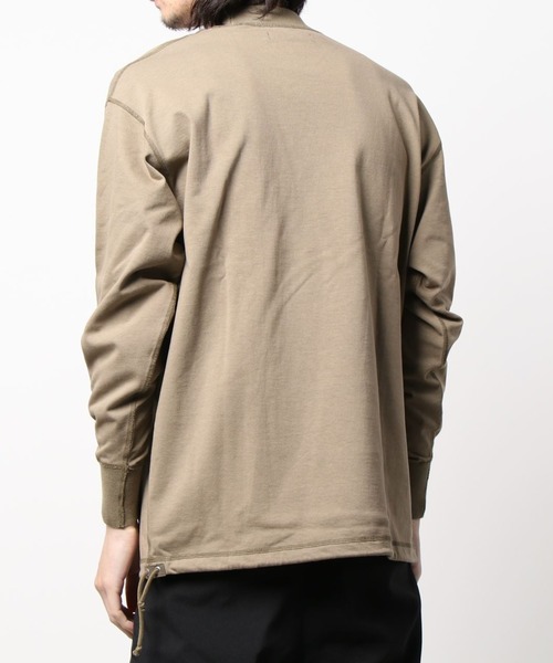 08sircus（ゼロエイトサーカス）の「08sircus/08サーカス/DRAWSTRING TEE（Tシャツ/カットソー・メンズ・カーキ・4）」の2枚目の写真