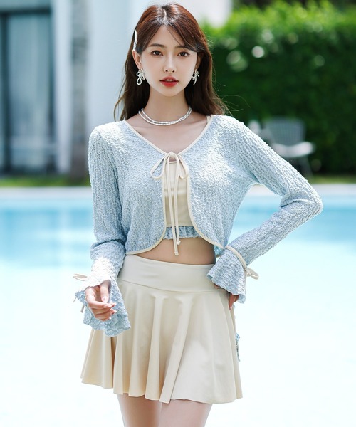 rady パレオデザインビキニ ボレロ　水着　セットアップ　アイボリー rady パレオデザインビキニ ボレロ 水着 セットアップ アイボリー rady