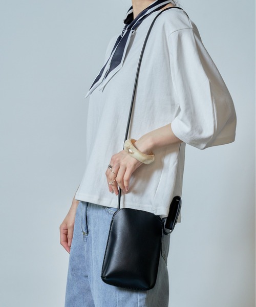 MAISON BREEZE（メゾンブリーズ）の「【MAISON BREEZE】マルチツインミニスマホショルダーバッグ KNF（ショルダーバッグ・レディース・ホワイト/ブラック/ベージュ/ブルー/イエロー・FREE）」の16枚目の写真