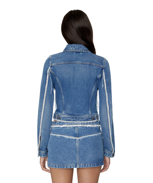 DIESEL(ディーゼル)の「レディース デニムジャケット Gジャン(デニムジャケット・レディース・インディゴブルー・MEDIUM/LARGE/SMALL/X-SMALL)」の10枚目の写真