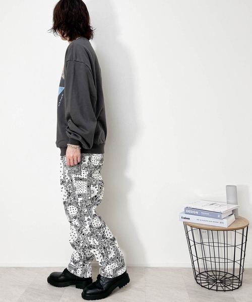 Ritzy（リッツィー）の「バルーンシルエットイージーシェフパンツ（その他パンツ・メンズ・ホワイト/ブラック系その他・SMALL/MEDIUM/LARGE/X-LARGE）」の4枚目の写真