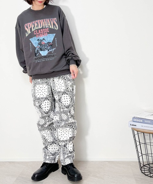 Ritzy（リッツィー）の「バルーンシルエットイージーシェフパンツ（その他パンツ・メンズ・ホワイト/ブラック系その他・SMALL/MEDIUM/LARGE/X-LARGE）」の3枚目の写真