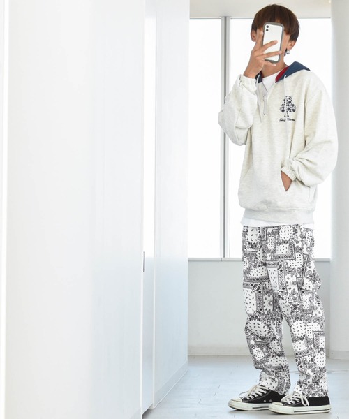 Ritzy（リッツィー）の「バルーンシルエットイージーシェフパンツ（その他パンツ・メンズ・ホワイト/ブラック系その他・SMALL/MEDIUM/LARGE/X-LARGE）」の6枚目の写真