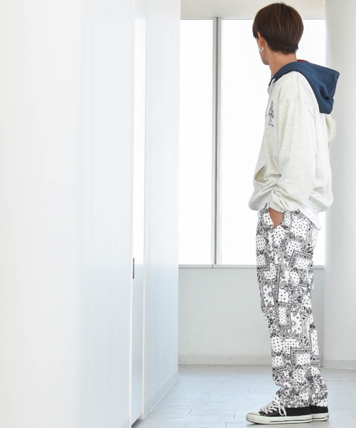 Ritzy（リッツィー）の「バルーンシルエットイージーシェフパンツ（その他パンツ・メンズ・ホワイト/ブラック系その他・SMALL/MEDIUM/LARGE/X-LARGE）」の7枚目の写真