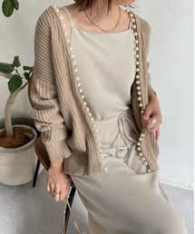 【一部WEB限定カラー】AWパールニットカーディガン