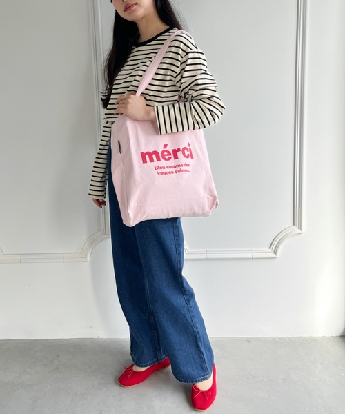 Merci トート デニムストライプ 210.jpg