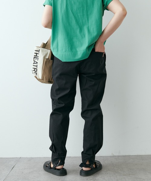 PUAL CE CIN（ピュアルセシン）の「綿麻ストレッチジョガーパンツ（その他パンツ・レディース・ブラック/ベージュ/グレー・FREE）」の16枚目の写真