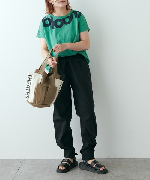 PUAL CE CIN（ピュアルセシン）の「綿麻ストレッチジョガーパンツ（その他パンツ・レディース・ブラック/ベージュ/グレー・FREE）」の13枚目の写真