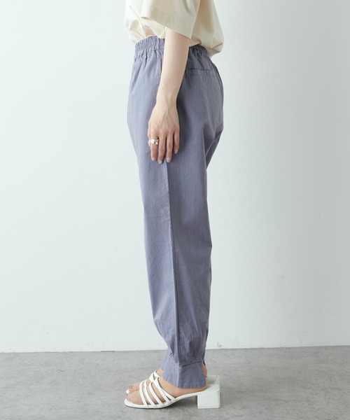 PUAL CE CIN（ピュアルセシン）の「綿麻ストレッチジョガーパンツ（その他パンツ・レディース・ブラック/ベージュ/グレー・FREE）」の18枚目の写真