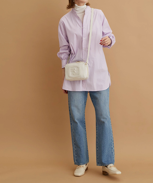 ROPE' PICNIC(ロペピクニック)の「エンボスエンブレムスクエアショルダーバッグ(ショルダーバッグ・レディース・ブラック/キナリ・FREE)」の18枚目の写真