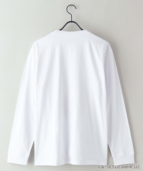 OUTDOOR PRODUCTS（アウトドアプロダクツ）の「【OUTDOOR PRODUCTS/アウトドアプロダクツ】「おさるのジョージ」 ロンT（Tシャツ/カットソー・メンズ・ホワイト/ブラック/ダークグリーン/パープル・MEDIUM/LARGE/X-LARGE）」の13枚目の写真