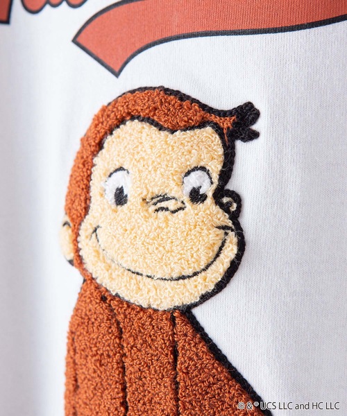 OUTDOOR PRODUCTS（アウトドアプロダクツ）の「【OUTDOOR PRODUCTS/アウトドアプロダクツ】「おさるのジョージ」 ロンT（Tシャツ/カットソー・メンズ・ホワイト/ブラック/ダークグリーン/パープル・MEDIUM/LARGE/X-LARGE）」の11枚目の写真