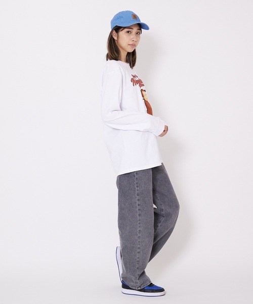 OUTDOOR PRODUCTS（アウトドアプロダクツ）の「【OUTDOOR PRODUCTS/アウトドアプロダクツ】「おさるのジョージ」 ロンT（Tシャツ/カットソー・メンズ・ホワイト/ブラック/ダークグリーン/パープル・MEDIUM/LARGE/X-LARGE）」の19枚目の写真