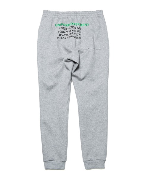 uniform experiment(ユニフォームエクスペリメント)の「SLIM FIT SWEAT PANTS(スウェットパンツ・メンズ・ブラック/グレー・1/2/3/4)」の2枚目の写真
