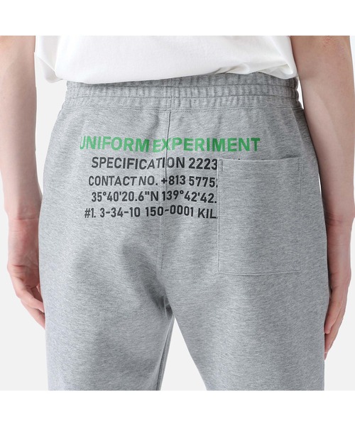 uniform experiment(ユニフォームエクスペリメント)の「SLIM FIT SWEAT PANTS(スウェットパンツ・メンズ・ブラック/グレー・1/2/3/4)」の13枚目の写真