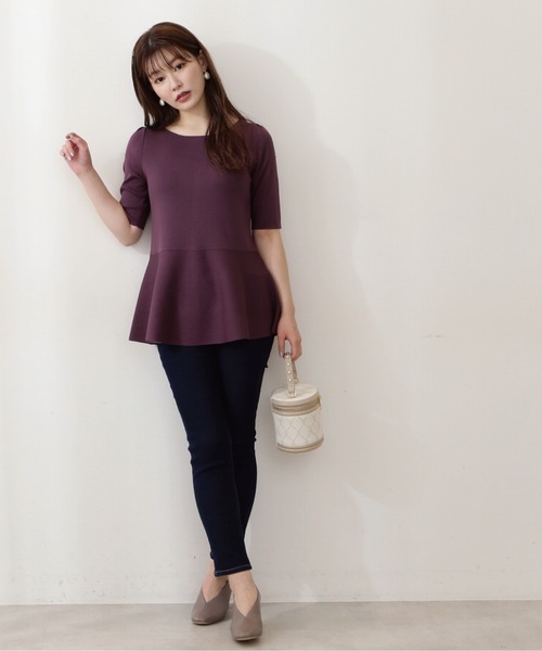 PROPORTION BODY DRESSING(プロポーションボディドレッシング)の「スキニーデニム / 1212230800(その他パンツ・レディース・ブラック/ダークネイビー・X-SMALL/SMALL/MEDIUM)」の13枚目の写真