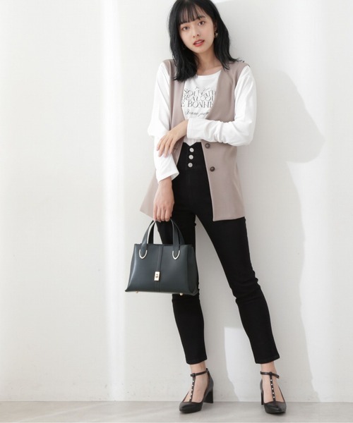 PROPORTION BODY DRESSING(プロポーションボディドレッシング)の「スキニーデニム / 1212230800(その他パンツ・レディース・ブラック/ダークネイビー・X-SMALL/SMALL/MEDIUM)」の5枚目の写真