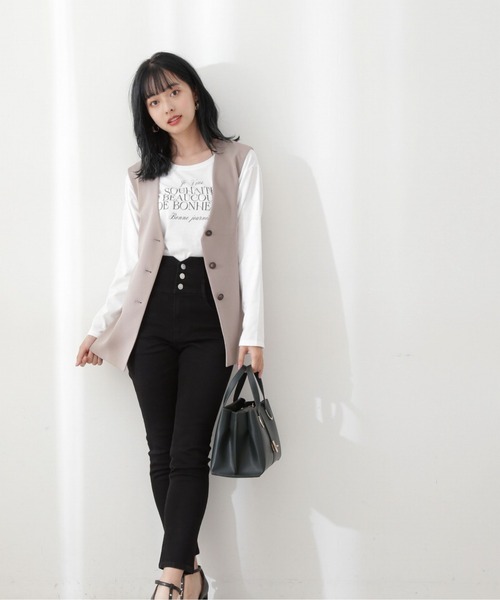 PROPORTION BODY DRESSING(プロポーションボディドレッシング)の「スキニーデニム / 1212230800(その他パンツ・レディース・ブラック/ダークネイビー・X-SMALL/SMALL/MEDIUM)」の3枚目の写真