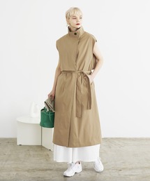 LIAN | ケープスタンドノースリーブコート(その他アウター)
