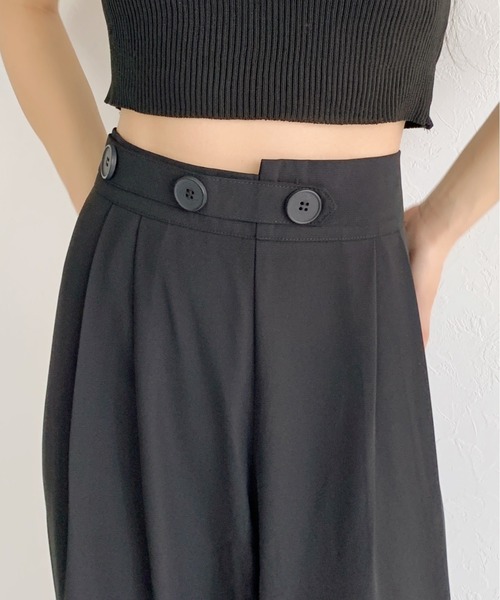 LVEU.(ラブユ.)の「High waist color slacks / ハイウエストカラースラックス(スラックス・レディース・ブラック/パープル/ブルー・FREE)」の18枚目の写真