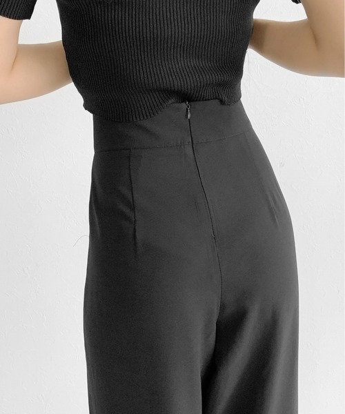 LVEU.(ラブユ.)の「High waist color slacks / ハイウエストカラースラックス(スラックス・レディース・ブラック/パープル/ブルー・FREE)」の19枚目の写真