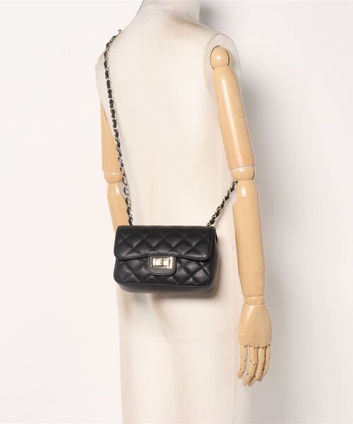 BARNYARDSTORM（バンヤードストーム）の「BARNYARDSTORM / AULENTTIキルトBAG2（ショルダーバッグ・レディース・ブラック/ベージュ・FREE）」の18枚目の写真