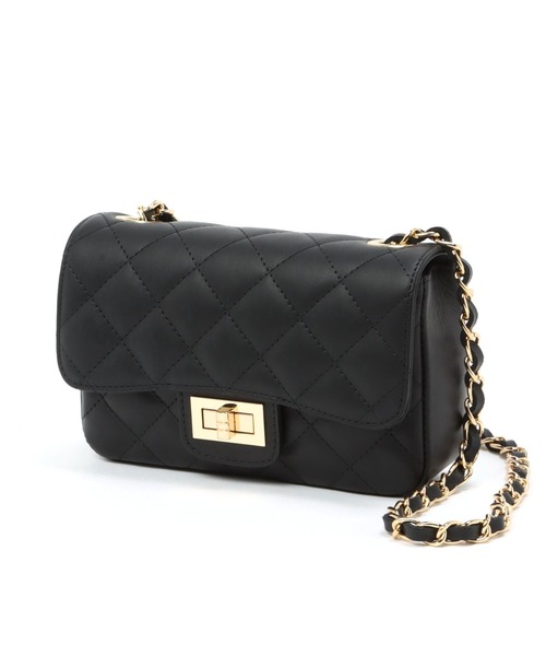 BARNYARDSTORM（バンヤードストーム）の「BARNYARDSTORM / AULENTTIキルトBAG2（ショルダーバッグ・レディース・ブラック/ベージュ・FREE）」の6枚目の写真