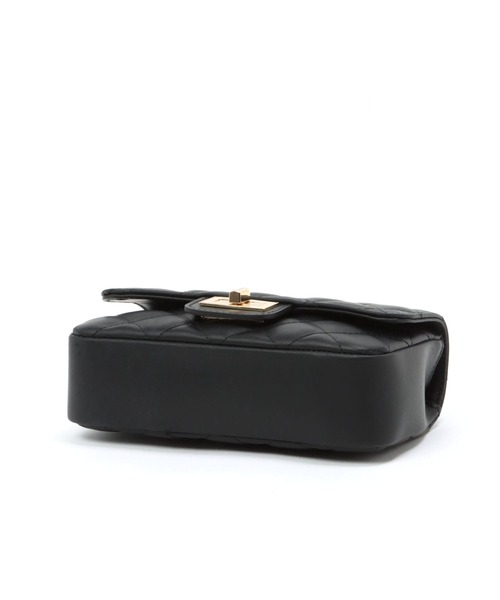 BARNYARDSTORM（バンヤードストーム）の「BARNYARDSTORM / AULENTTIキルトBAG2（ショルダーバッグ・レディース・ブラック/ベージュ・FREE）」の10枚目の写真