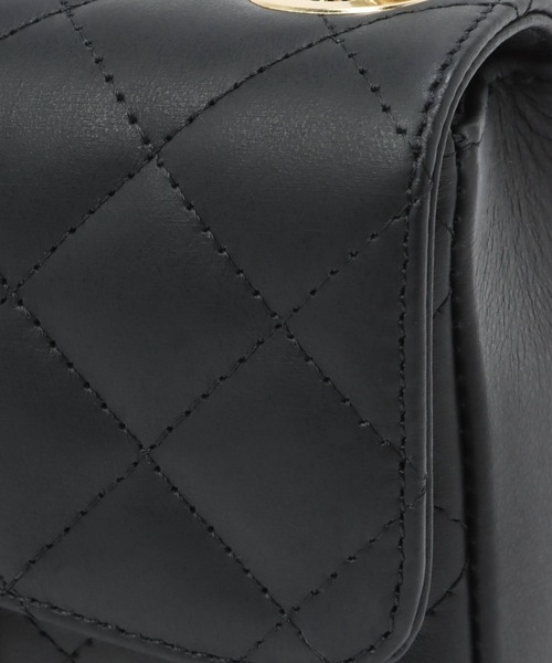 BARNYARDSTORM（バンヤードストーム）の「BARNYARDSTORM / AULENTTIキルトBAG2（ショルダーバッグ・レディース・ブラック/ベージュ・FREE）」の9枚目の写真